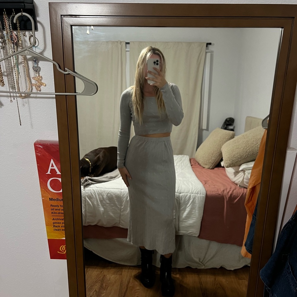 GRAY KNIT set - Picture 9 of 14
